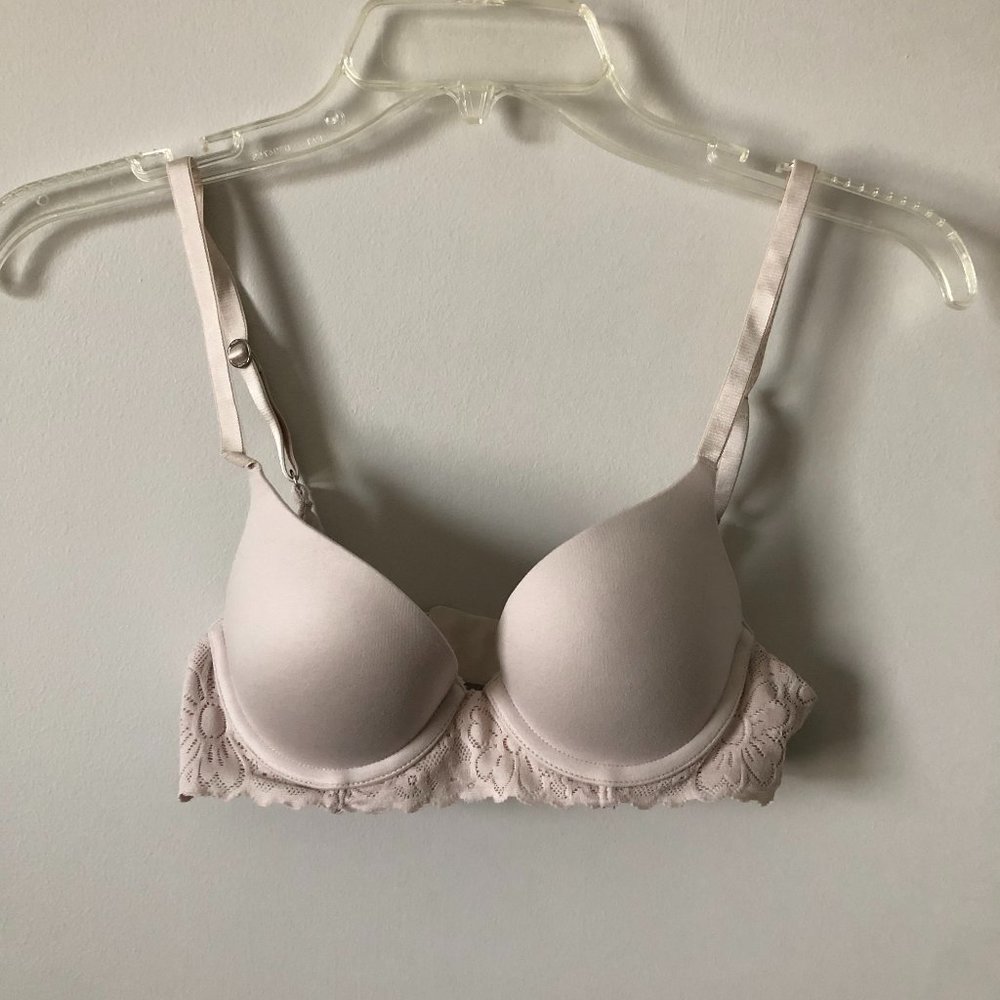 Light Pink Underwire Push Up Bra Aerie 32A